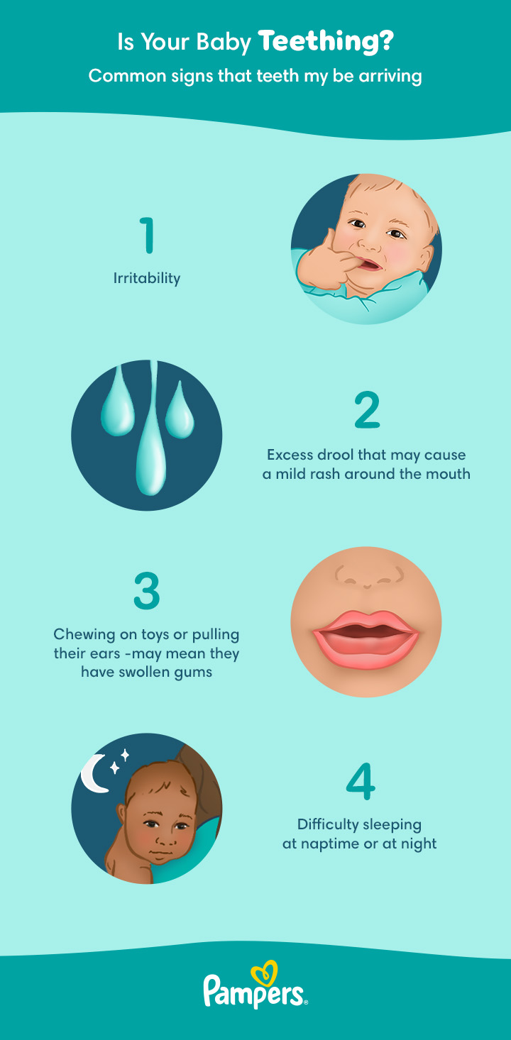 Shops effects of teething in babies