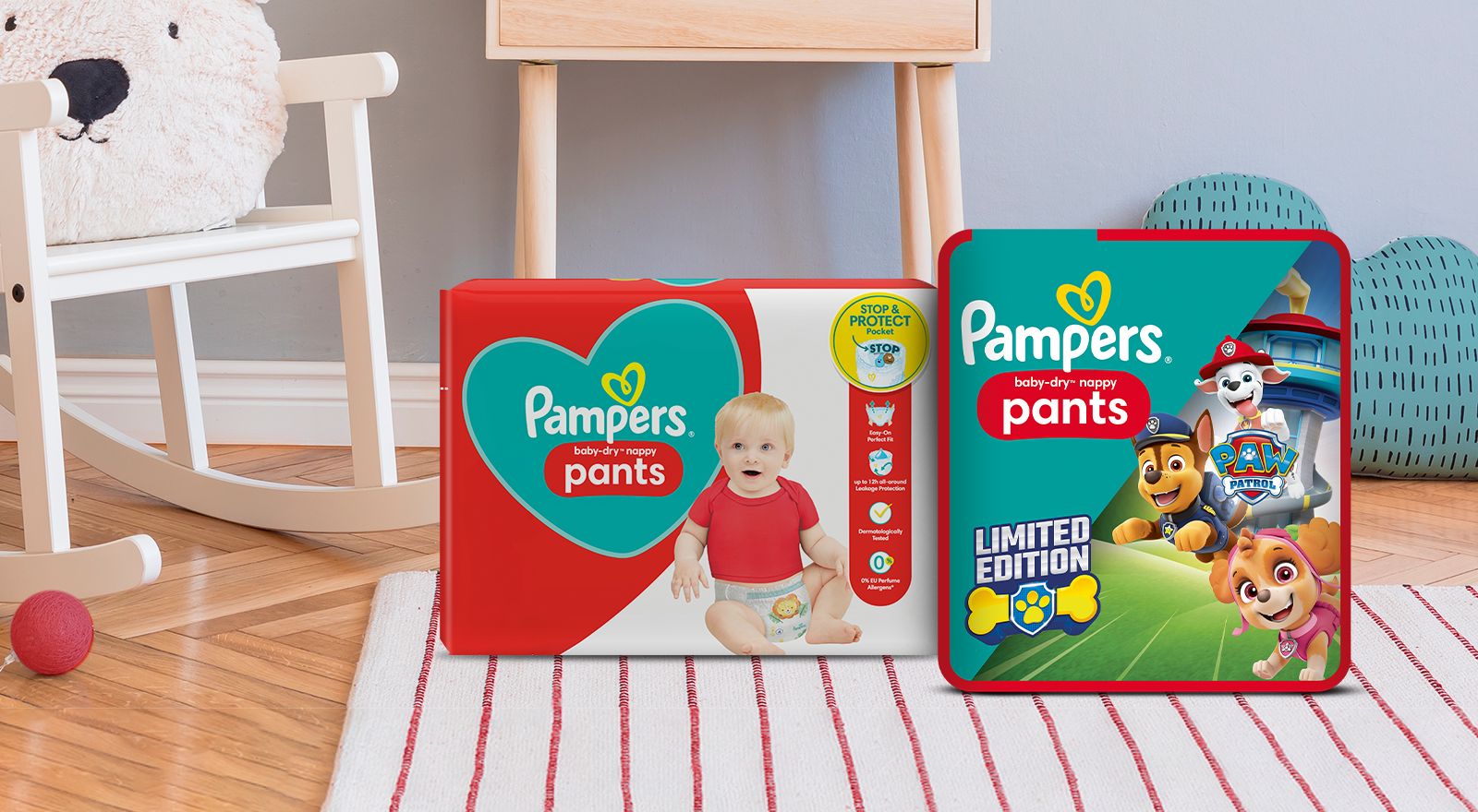 Pampers® Baby-Dry™ Nappy Pants UK Pampers 