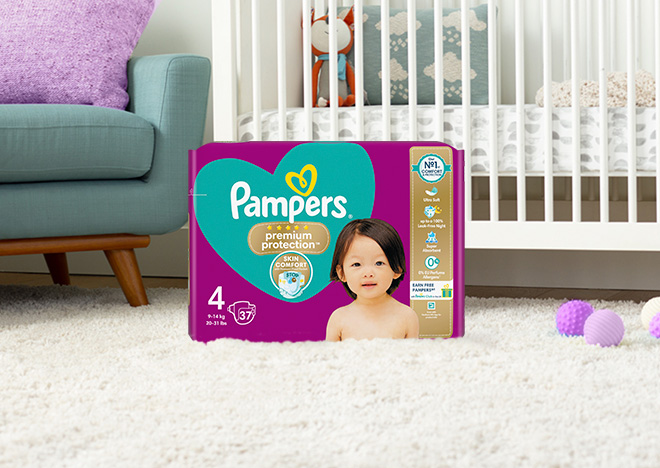 Pampers Premium Protection packshot