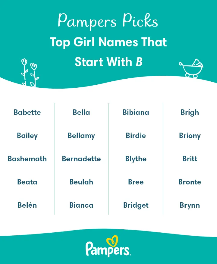 85 Baby Girl Names That Start With B