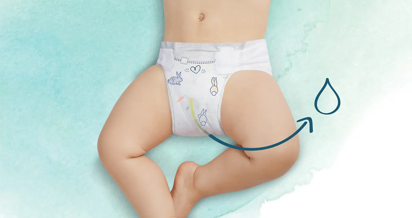 Pampers Baby Nappy Pants Size 6 (15+ kg / 33 lbs), Harmonie, 72 Nappies,  MONTHLY SAVINGS PACK, Gentle Skin Protection and Plant-Based Ingredients :  : Baby Products