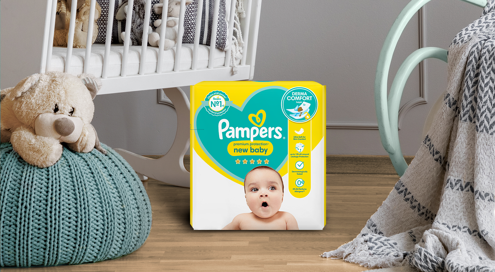 Couche Pampers Premium protection New Baby Micro T0 - 0 à 3 kg - 1
