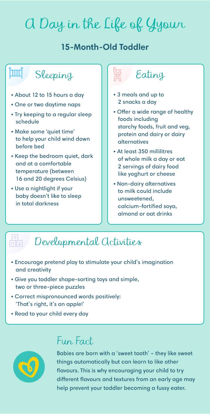 Your 15-Month-Old: Development, Sleep & Mealtimes | Pampers UK