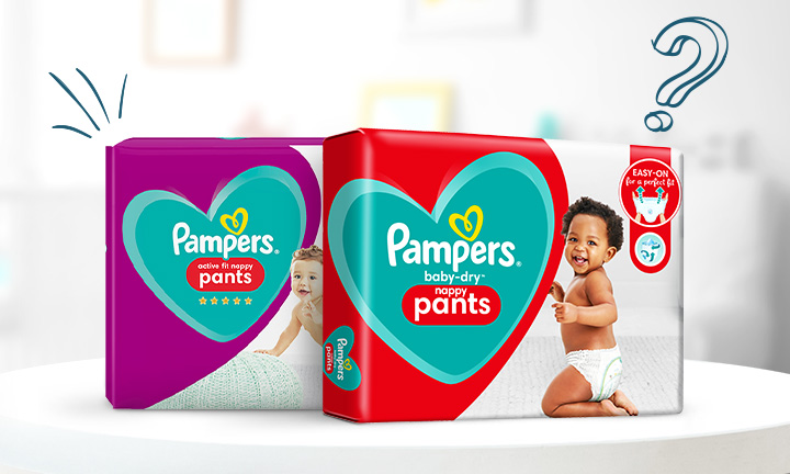 Pampers BabyDry Size 7 Nappy Pants Essential Pack