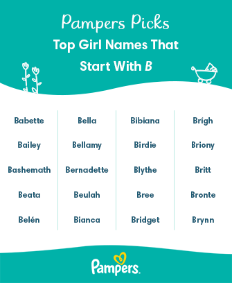 Girl names that start with b are wonderful - Baby boys and girls names