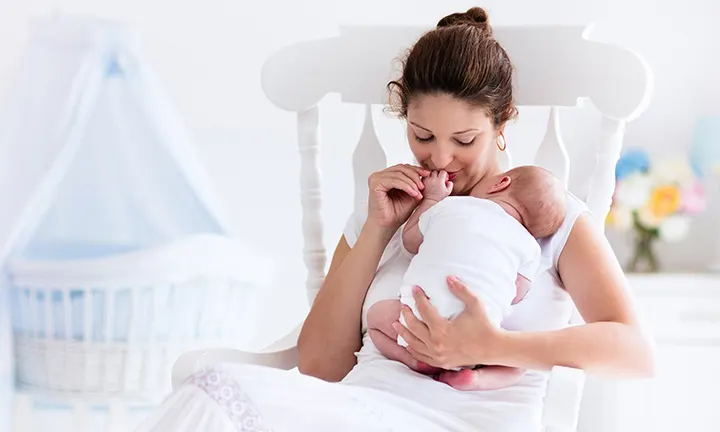 Mum with newborn