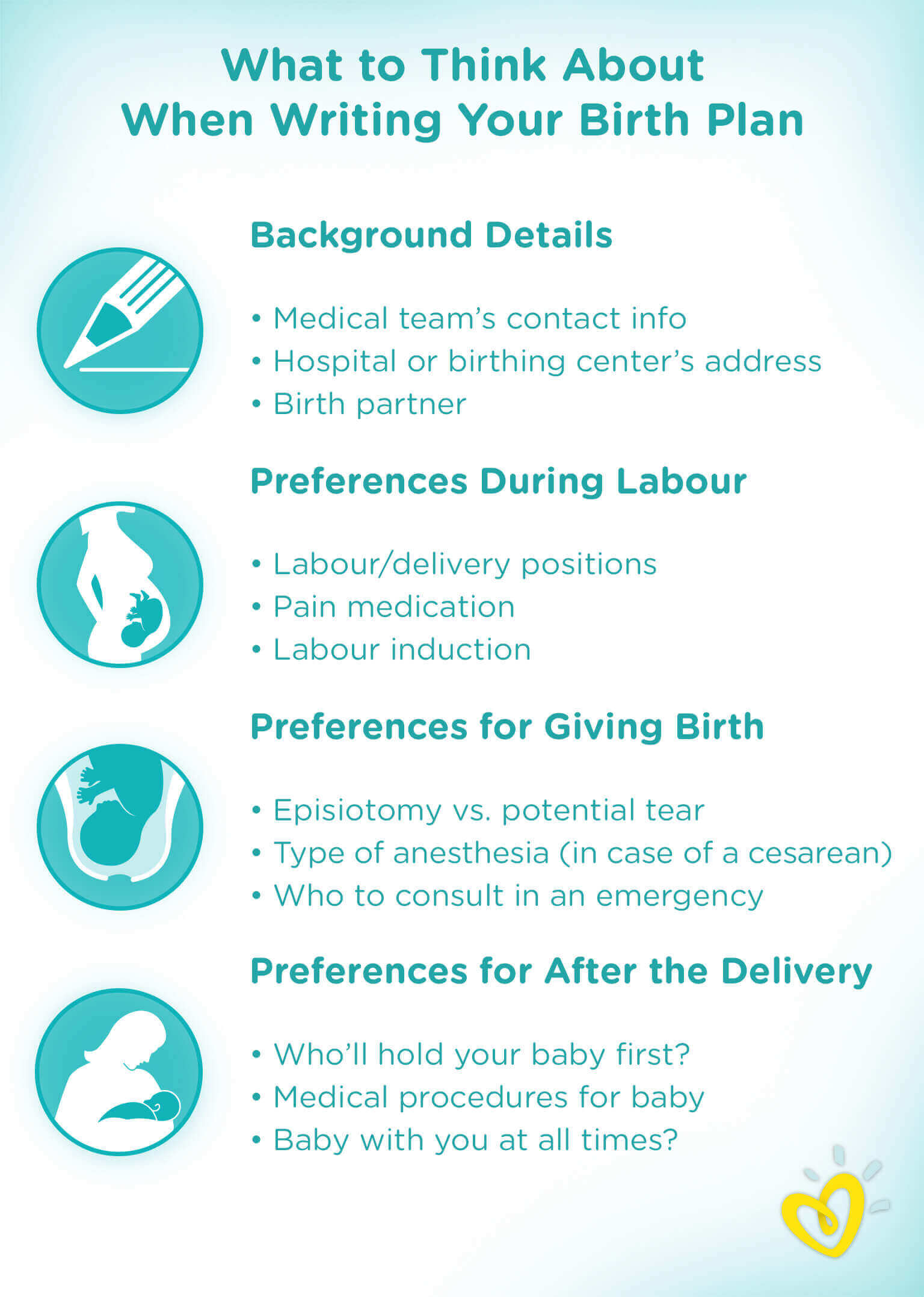 How to Write a Birth Plan: Tips and Advice  Pampers UK