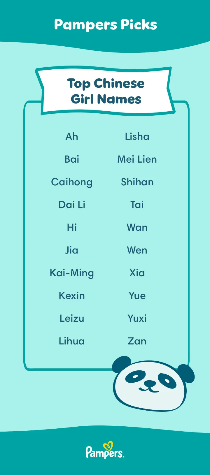 Popular Chinese Girl Names In The U K With Meanings Pampers Uk