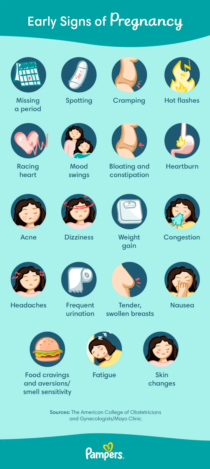 Early Signs & Symptoms of Pregnancy   Pampers UK