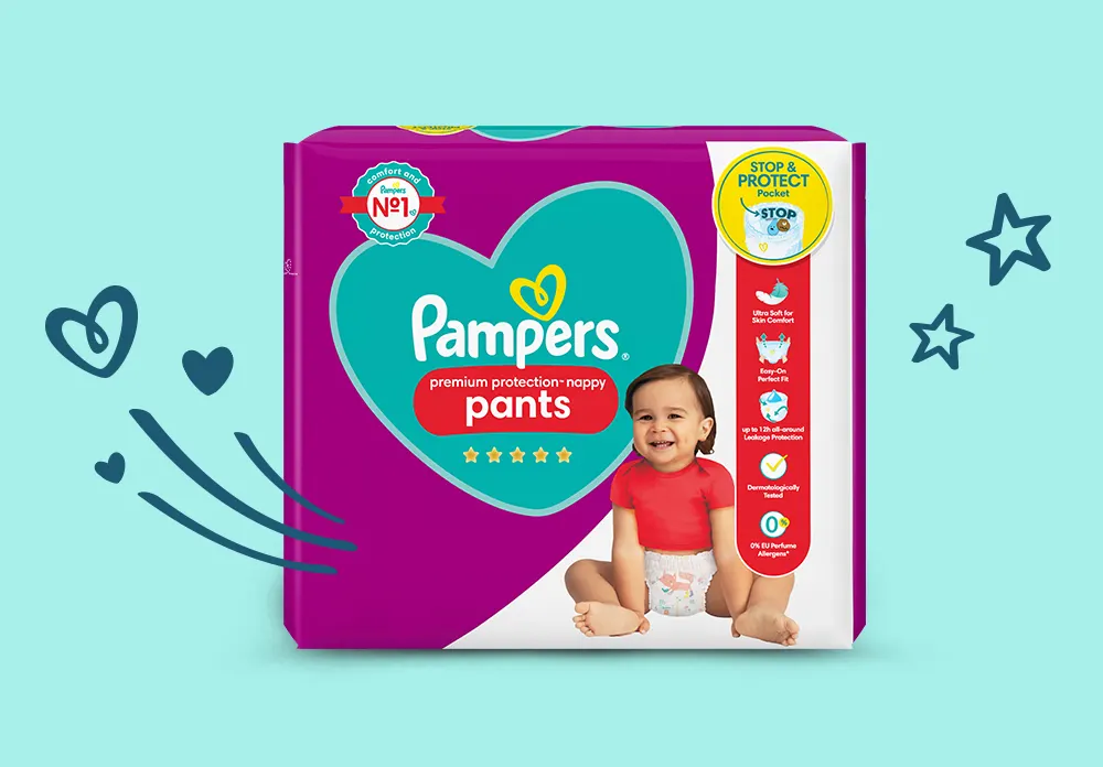 Pampers® Premium Protection Nappy | Pampers Pants UK