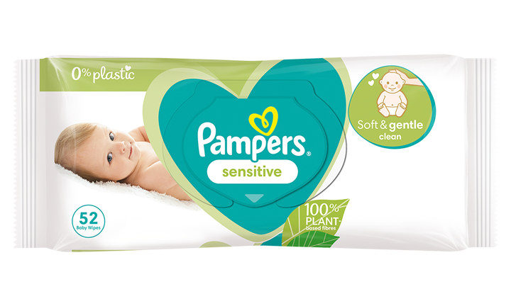 Pampers Sensitive Plastic-Free Wipes Pampers Sensitive Plastic-Free Wipes