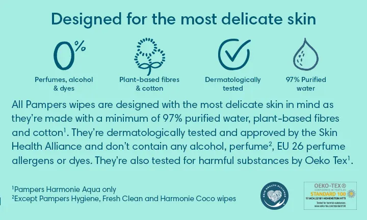 Designed for the most delicate skin