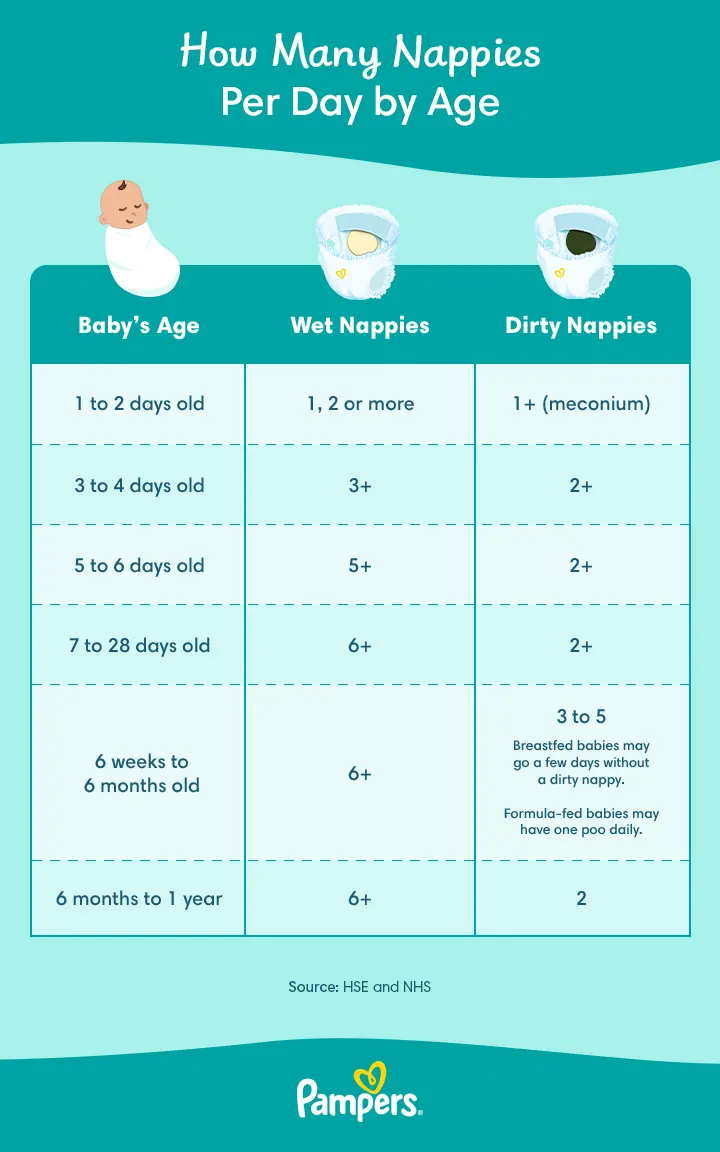 How Many Newborn Nappies Do You Need Per Day? | Pampers UK