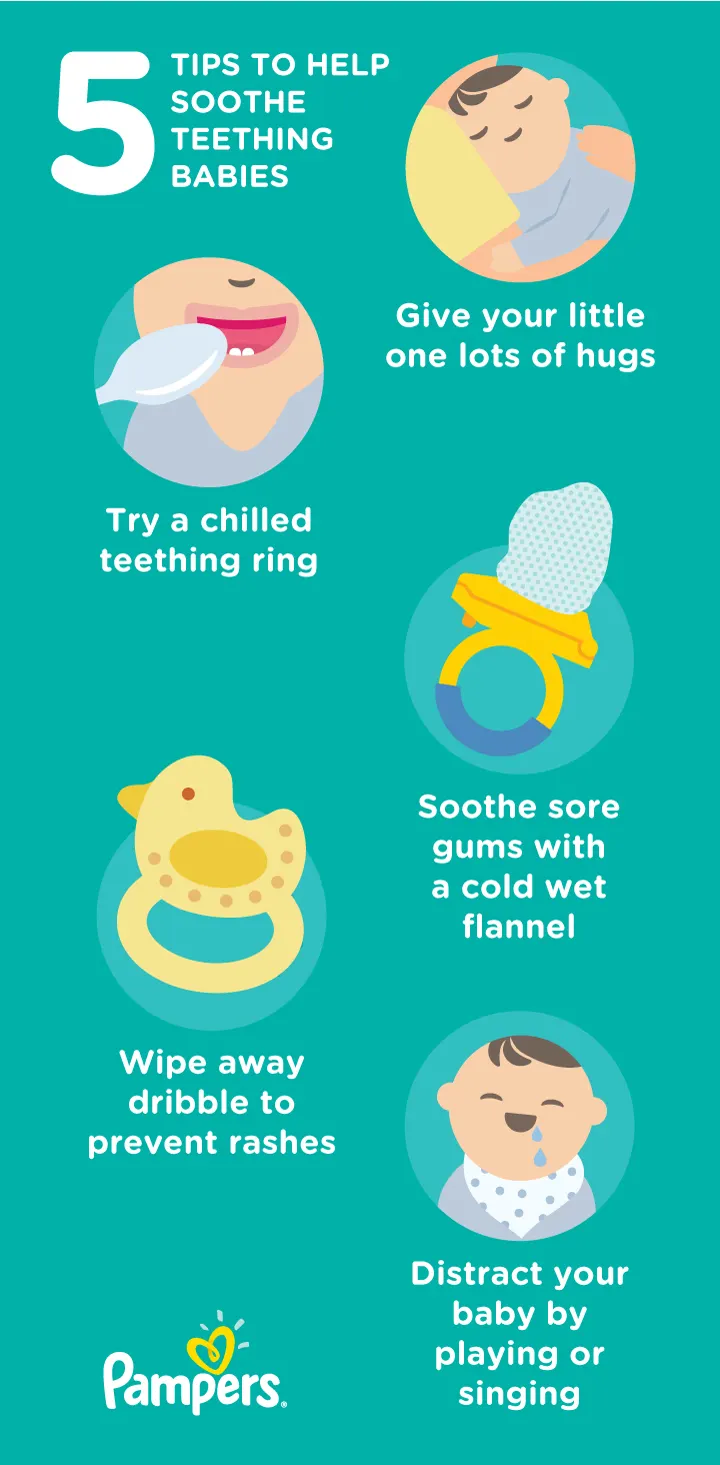 How to help a teething baby