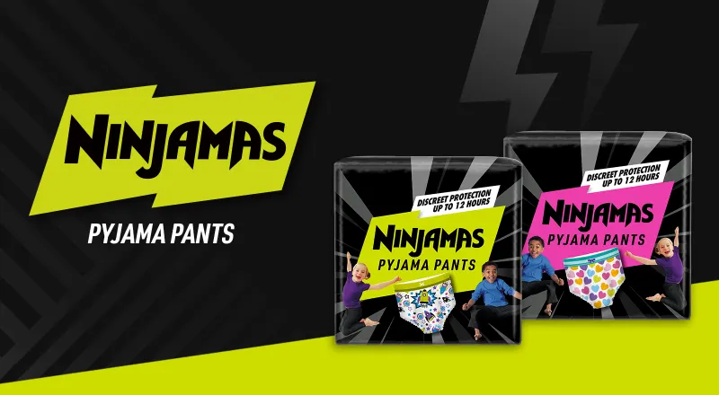 Absorbing Night-Time Underwear PAMPERS® NINJAMAS PYJAMA