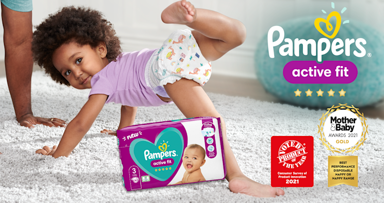 Pampers Active Fit Nappies