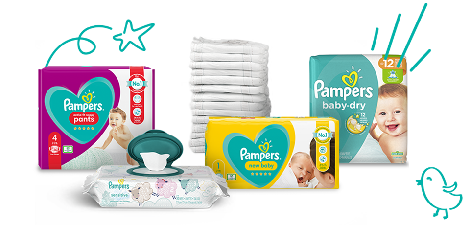 pampers pure nappy pants