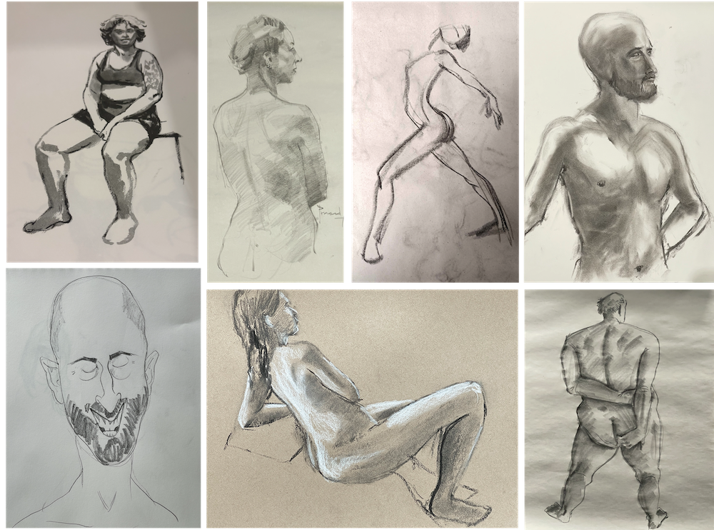 life drawing sessions blog - collage 2