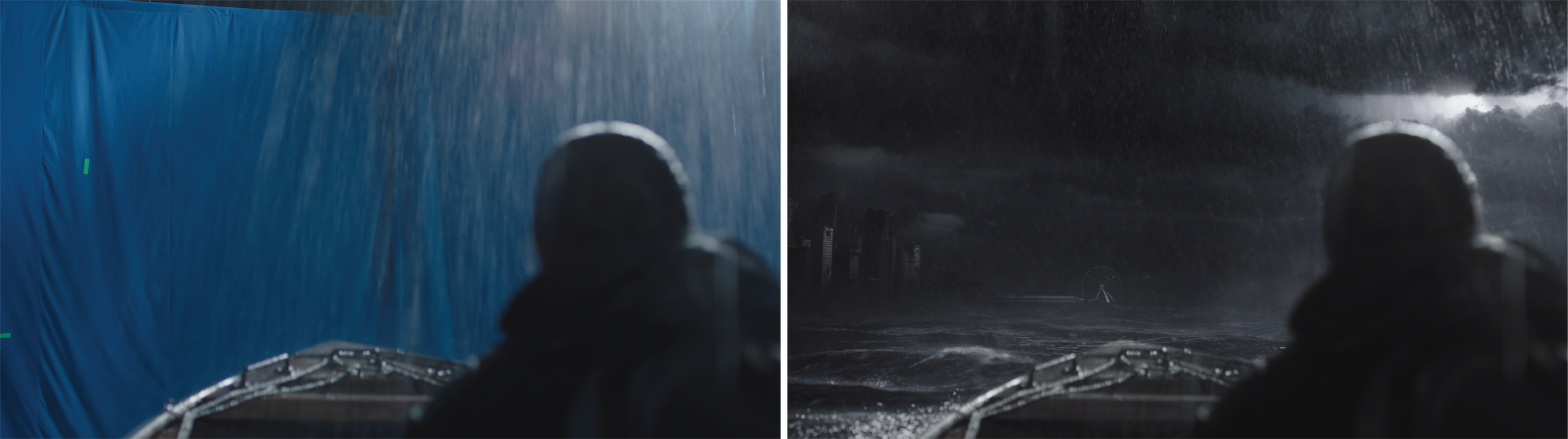 The Last of Us Season 2 - Press Round-Up - Progression VFX Stills - storm boat