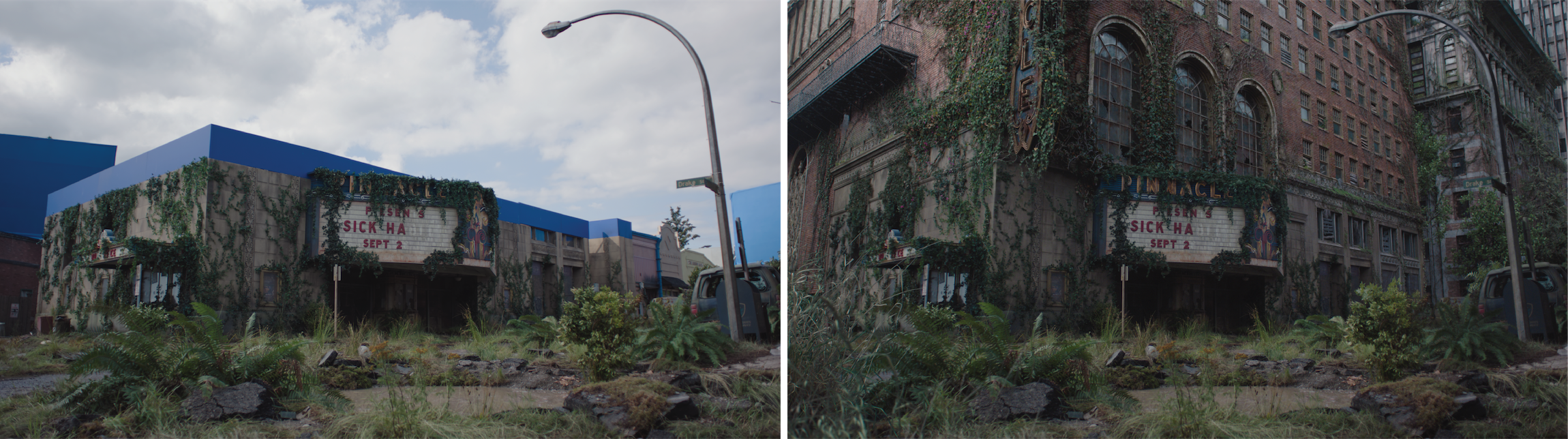 The Last of Us Season 2 - Press Round-Up - Progression VFX Stills - theatre full