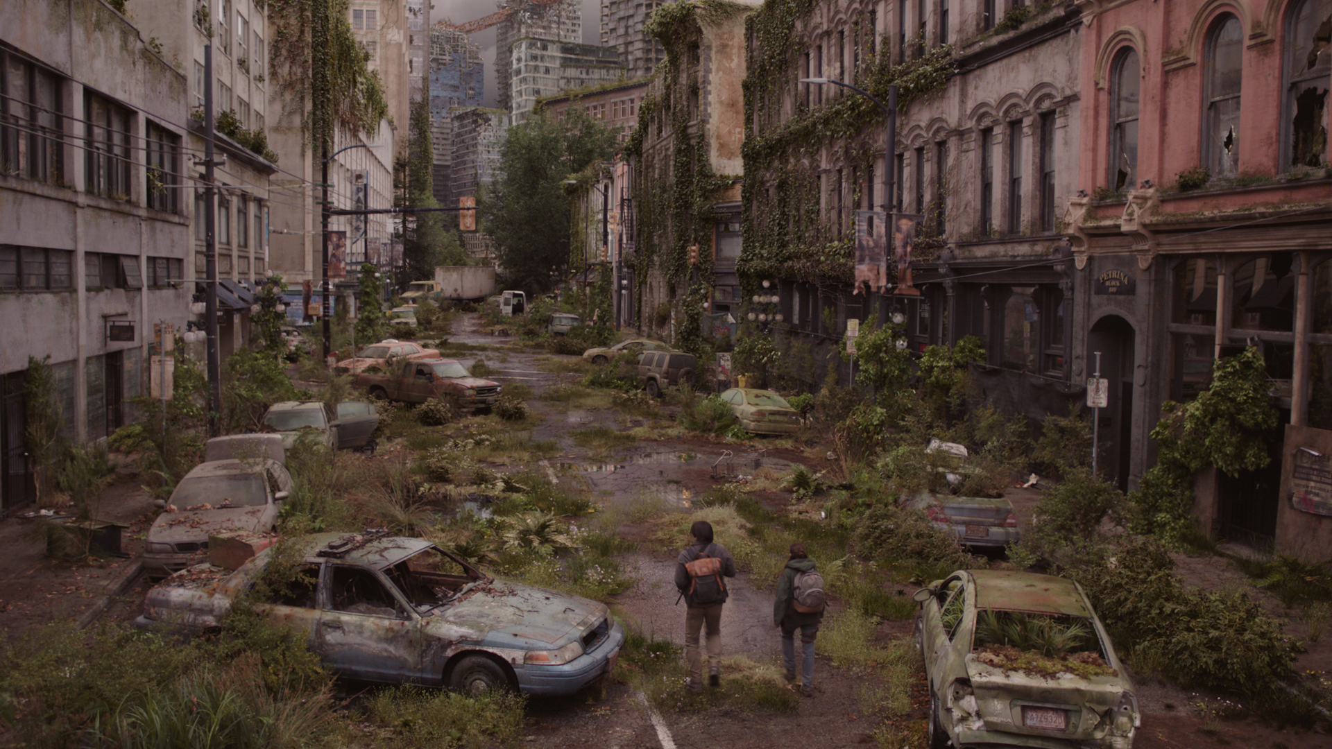 The Last Of Us Season 2 - VFX Still - Seattle Street final