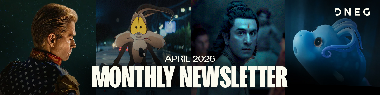 April 2026 newsletter email header