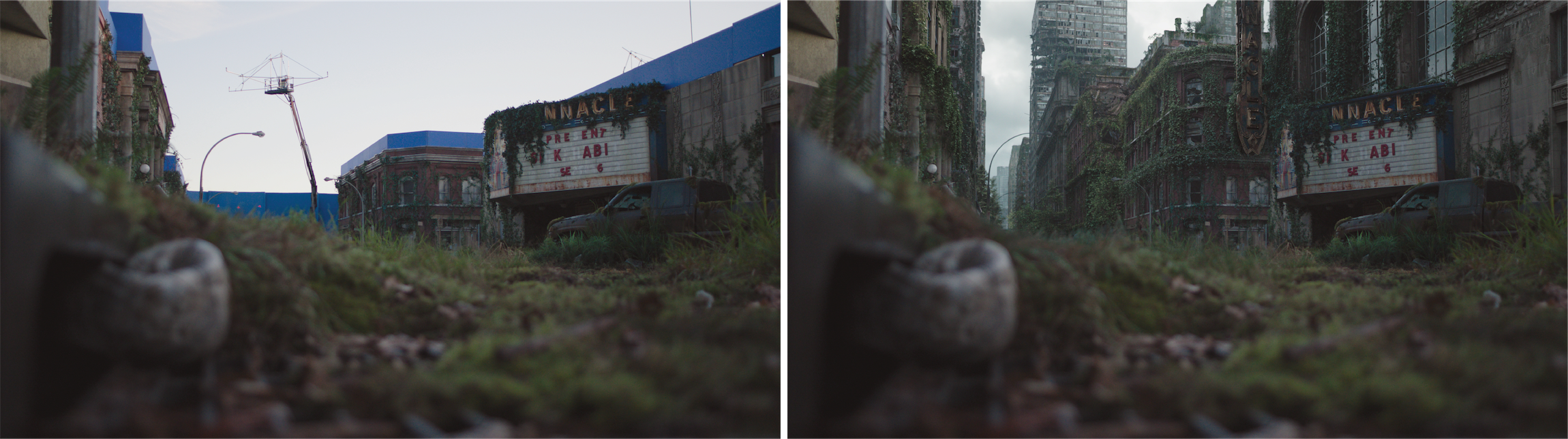 The Last of Us Season 2 - Press Round-Up - Progression VFX Stills - theatre