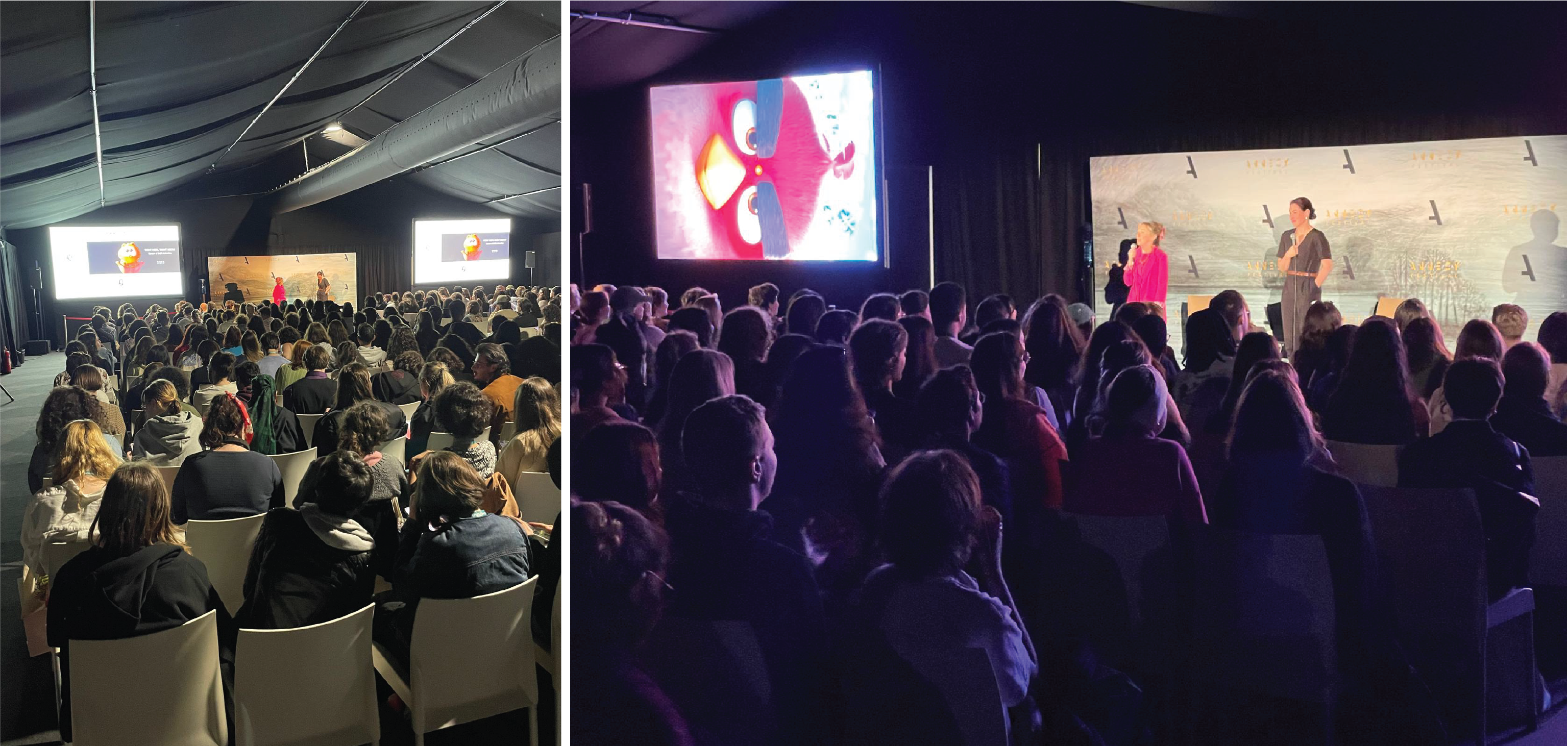 DNEG at Annecy Festival - 2024, Bridget and Dara on stage