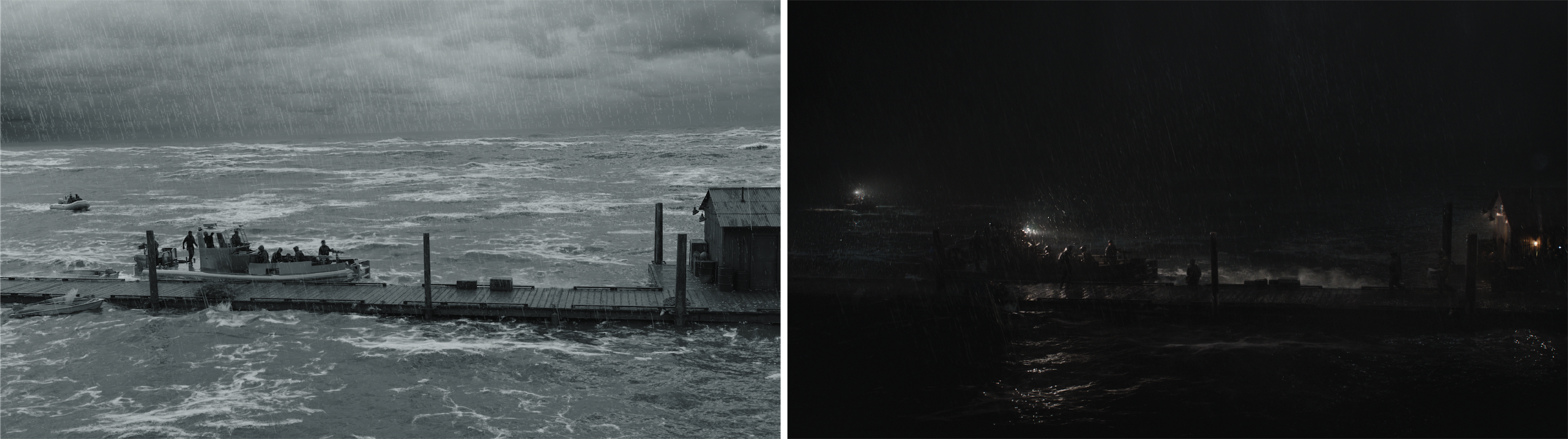 The Last of Us Season 2 - Press Round-Up - Progression VFX Stills - boat at dock