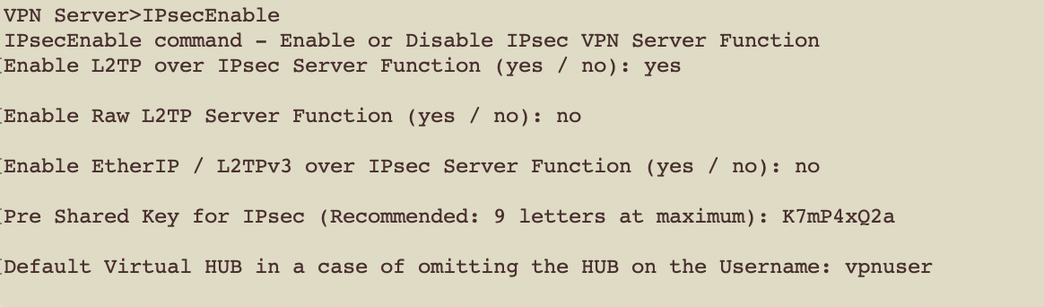 IPsecEnable