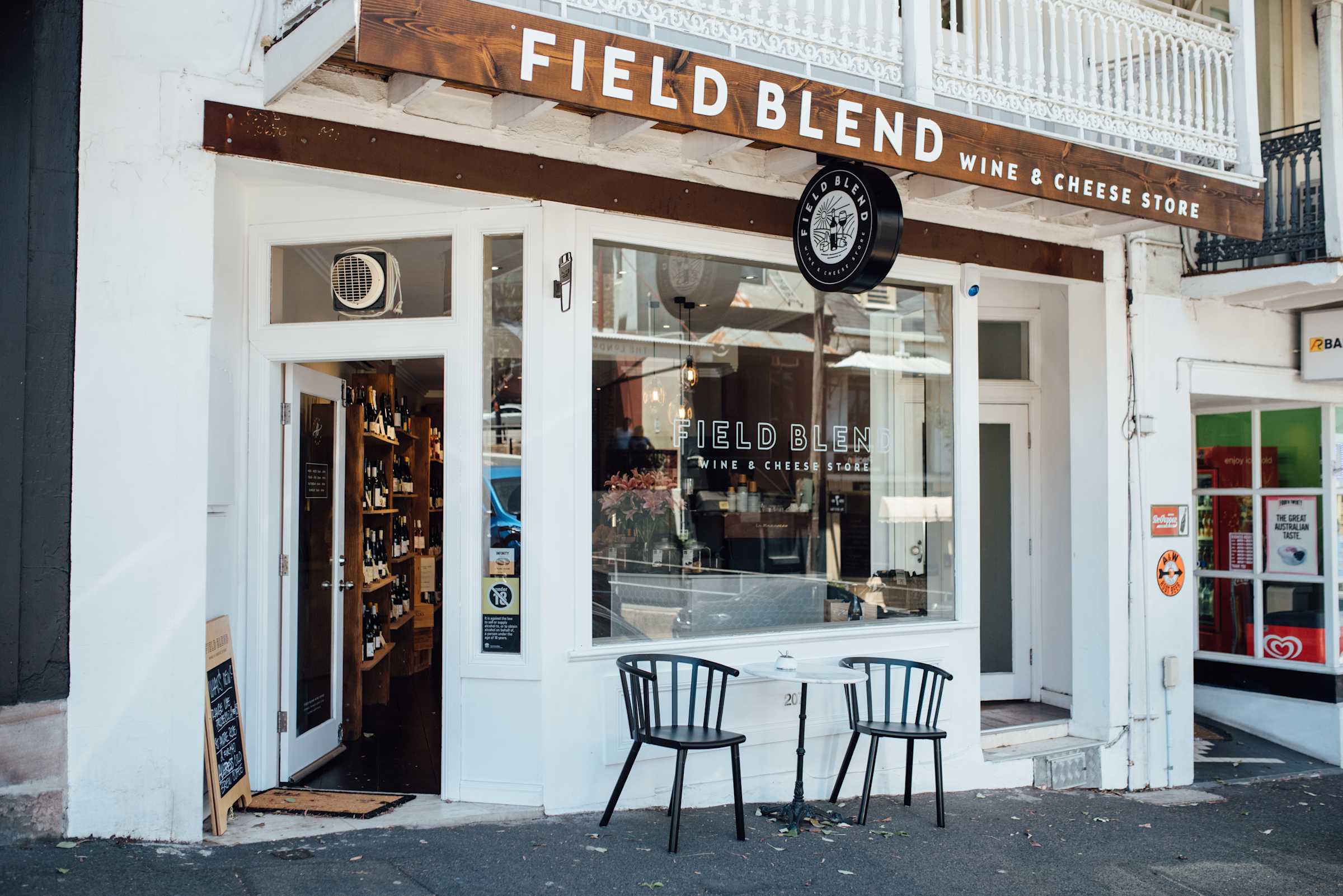 Field Blend Wine and Cheese Store Allpress Espresso Cafe Finder