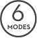 6 modes