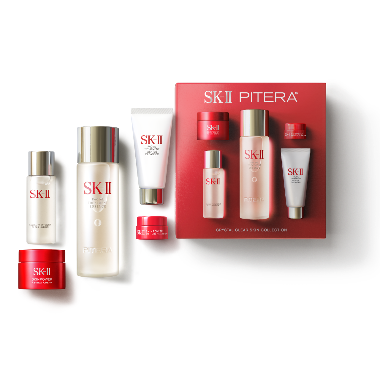 SK-II CRYSTAL CLEAR SKIN ギフトボックス PITERA™ 经典体验套装