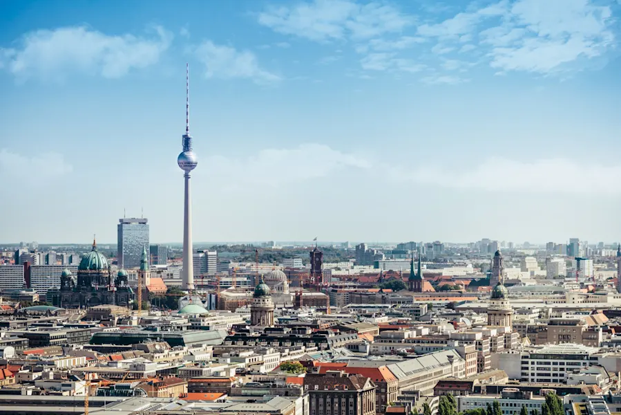 Hier sehen Sie die Stadt Berlin.