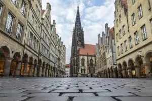 Hier sehen Sie ein Bild von Immobilien in der Stadt Münster. 