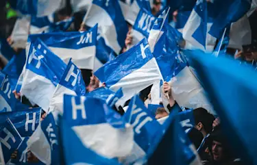 Homeday Hertha BSC Sponsor - Flaggen