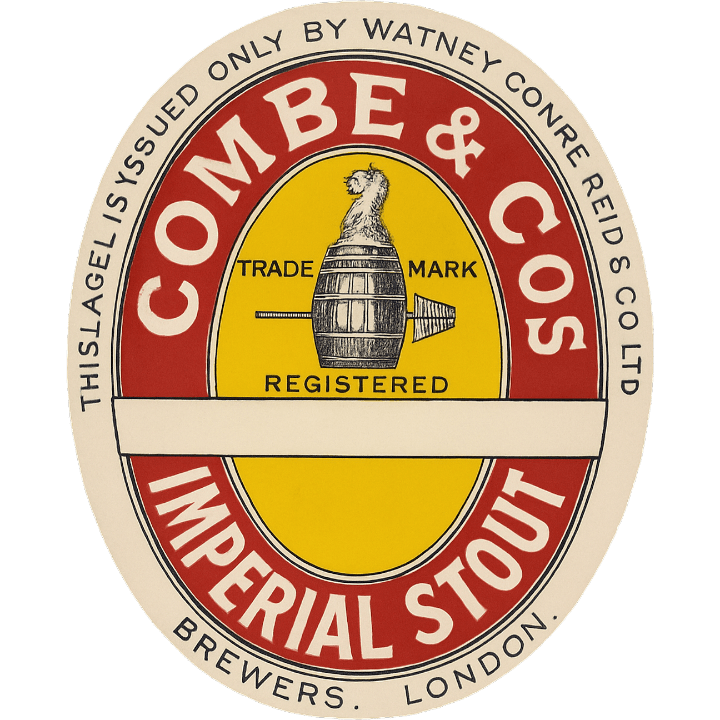 A vintage beer mat advertising the Combe & Co brewery.