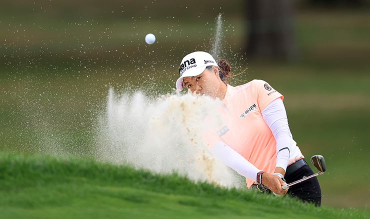 Minjee Lee bunker image