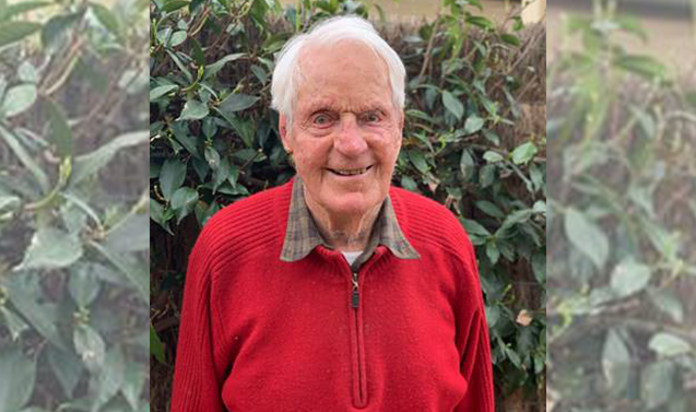 Centenarian Jack Bullen of Warrnambool. 