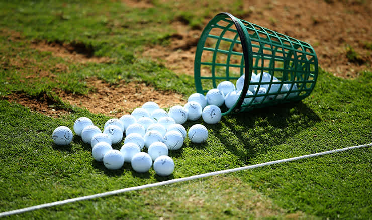 Old golf ball image