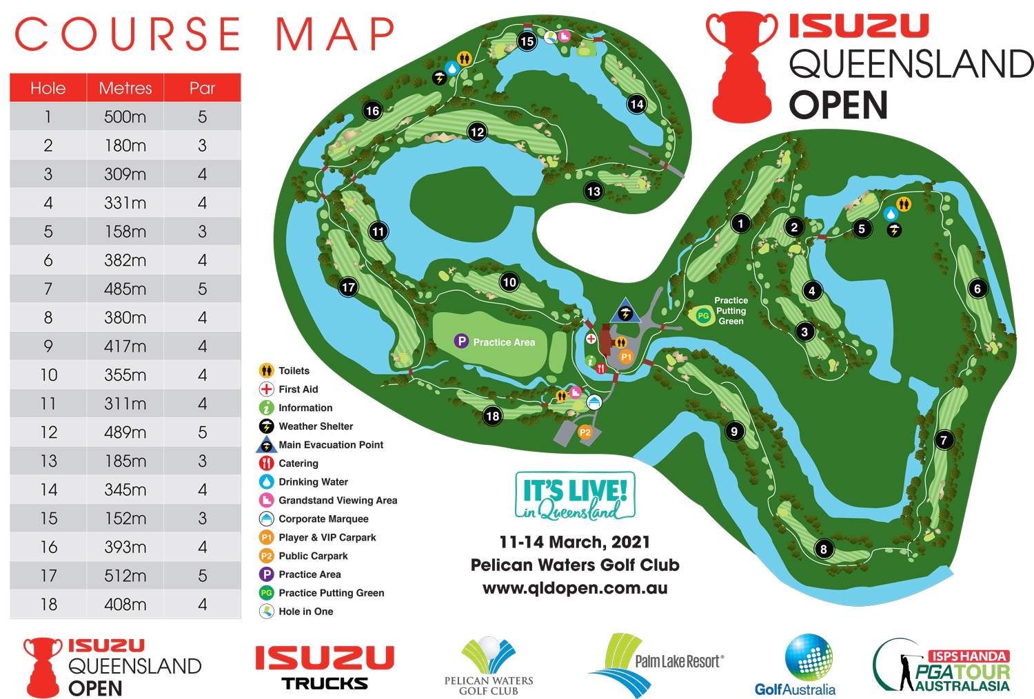 2021 Qld Open course map