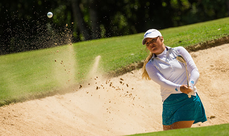 Lauren Stephenson was hot early on day one at Bonville. Picture: Tristan Jones Photography/LET