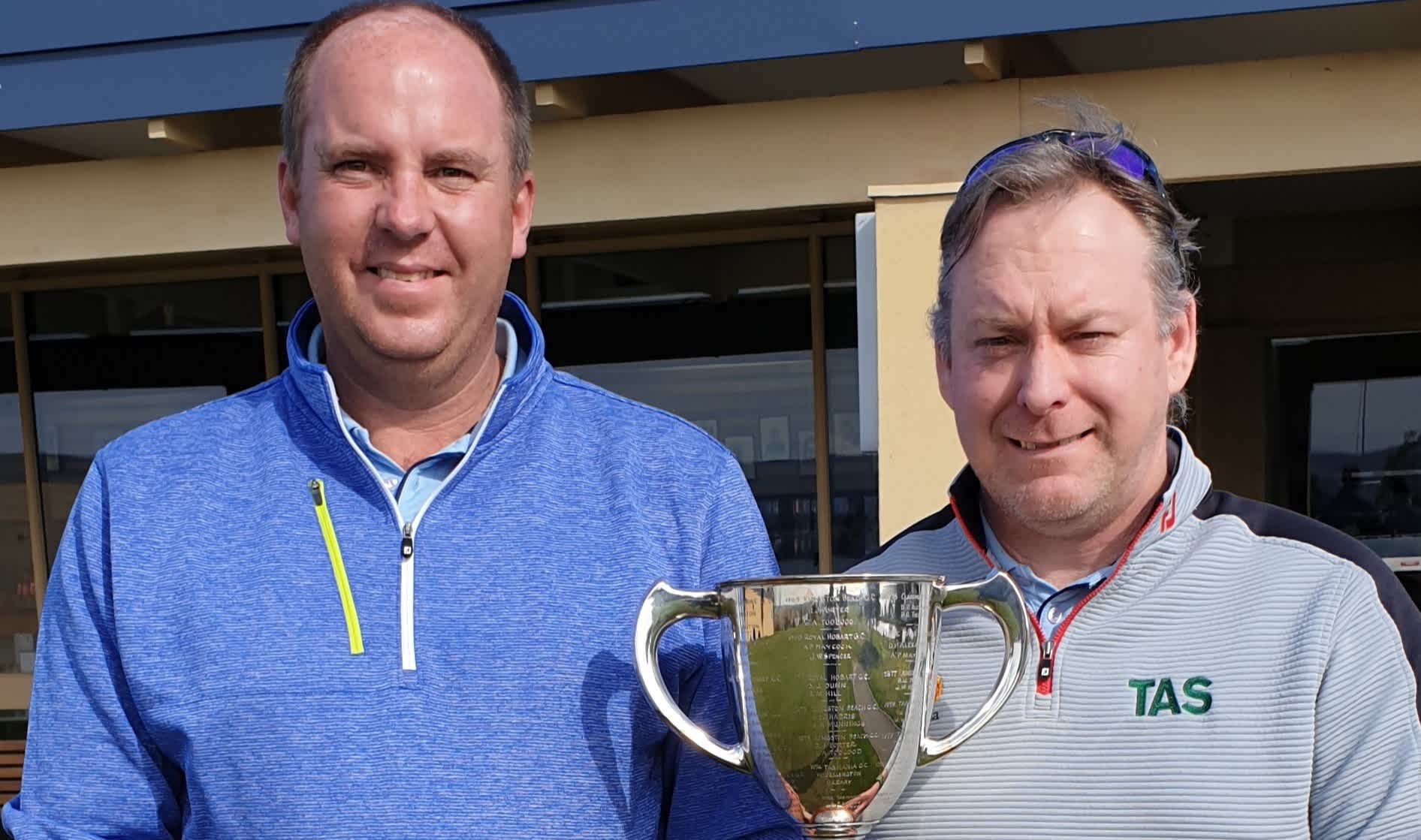 Mark Schulze and Andrew Phillips, 2019 RHL Roberts Memorial Trophy champions.