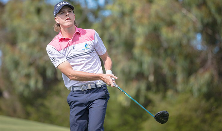 Jack Buchanan recently won the Golf Australia Order of Merit for a second straight year, and this week he takes his talents to the Asia-Pacific stage.