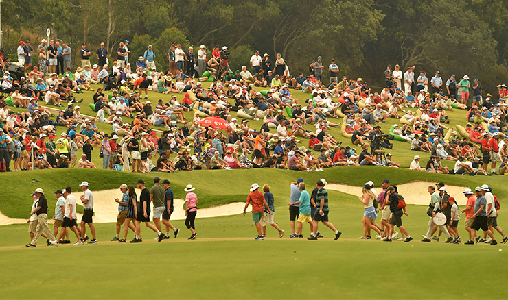 Big crowds are expected at both Victoria and Kingston Heath Golf Clubs for the 2022 ISPS HANDA Australian Open.