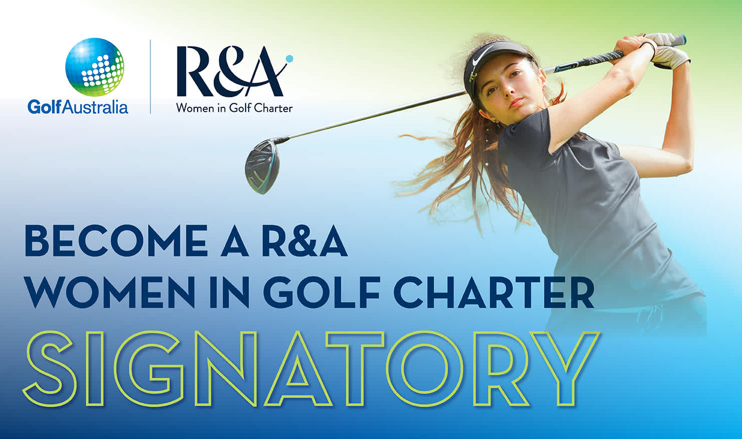 Women in Golf Charter become a signatory club