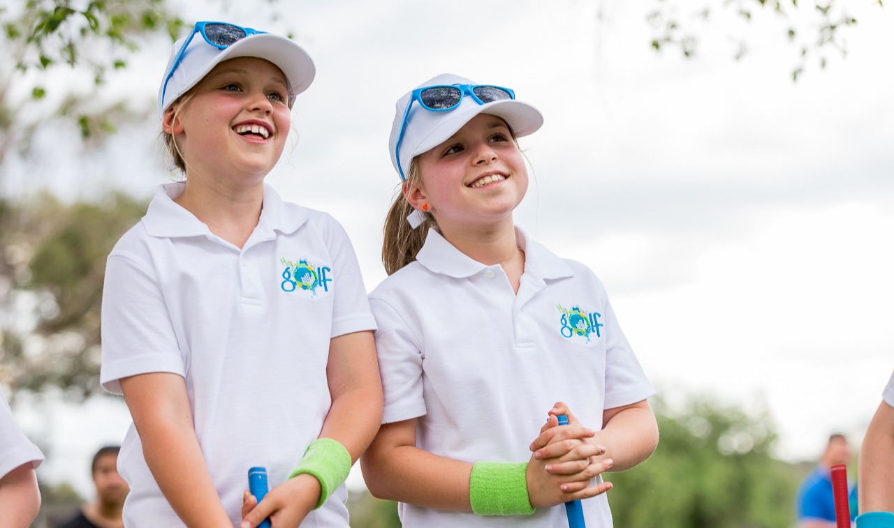 MyGolf Girls month girls playing