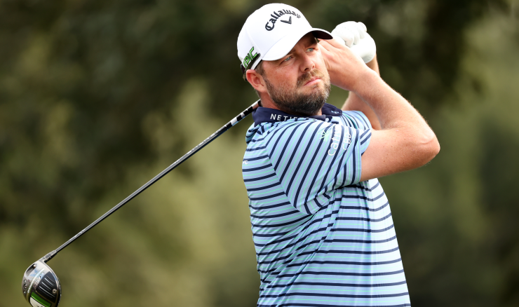 Marc Leishman walked into the clubhouse with a share of the lead.