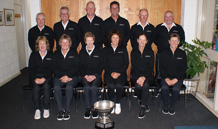The New Zealand team for the 2022 Senior Trans Tasman Teams Matches. 
