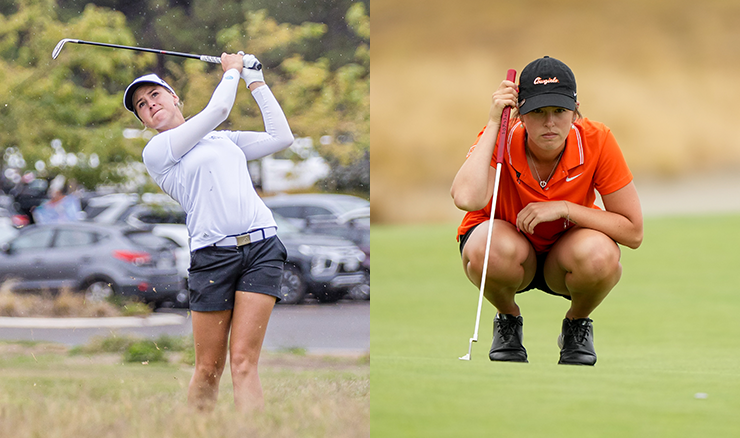 Kelsey Bennett (left) and Maddison Hinson-Tolchard (right) are continuing their charge at the US Women's Amateur.